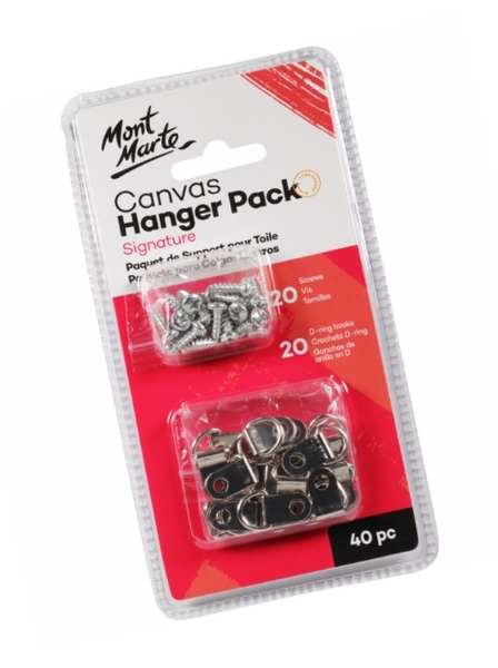 Picture of Mont Marte Canvas Hanger - Pack of 40 Pieces