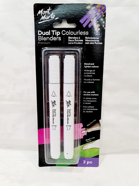 Picture of Mont Marte Dual Tip Colourless Blender - Set of 2
