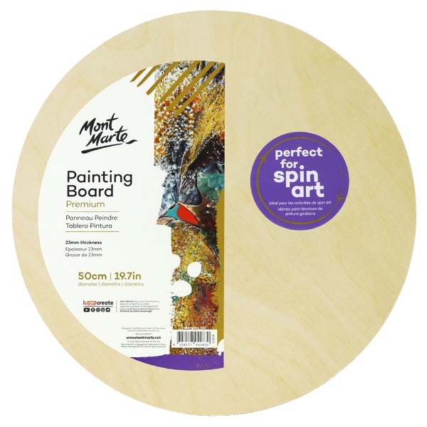 Picture of Mont Marte Painting Board Round - 50cm (Mbst0050)