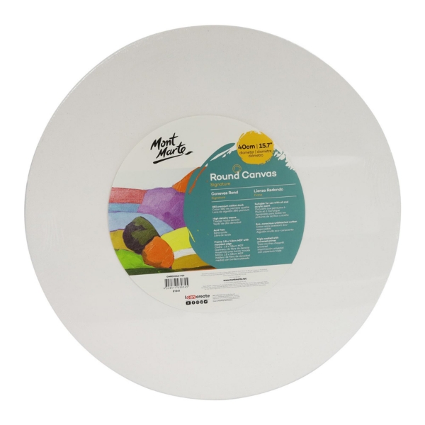 Mont Marte Round Canvas 40cm