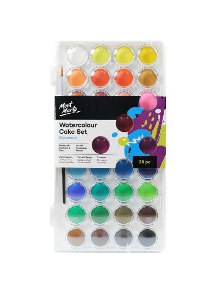 Picture of Mont Marte Watercolour Cake Set - 38 Pieces