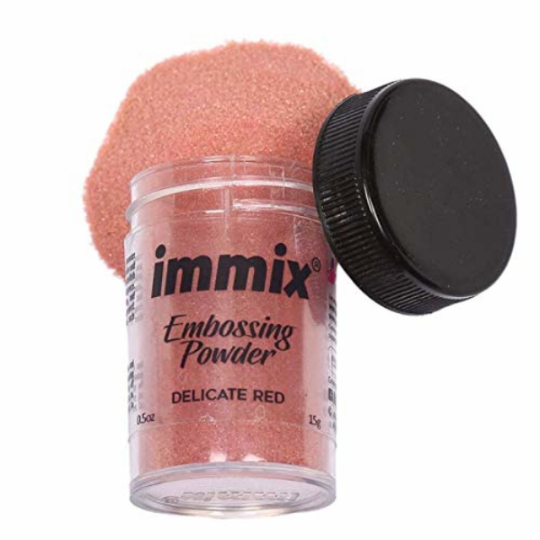 Picture of Immix Embossing Powder 15gm Delicate Red