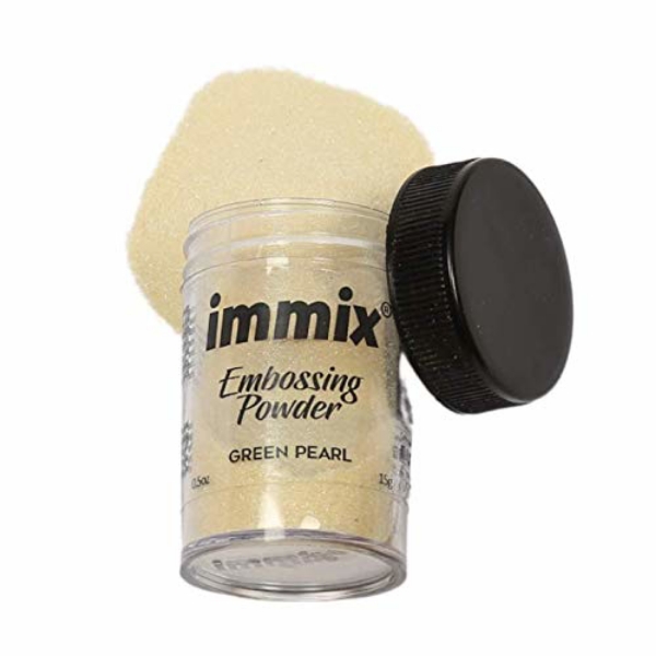 Picture of Immix Embossing Powder 15gm Green Pearl