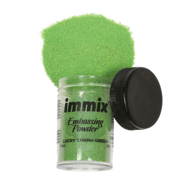 Picture of Immix Embossing Powder 15gm Lucky Charm Green