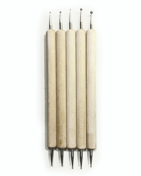 Picture of HTC Wooden Emboos Tools 5 Pcs