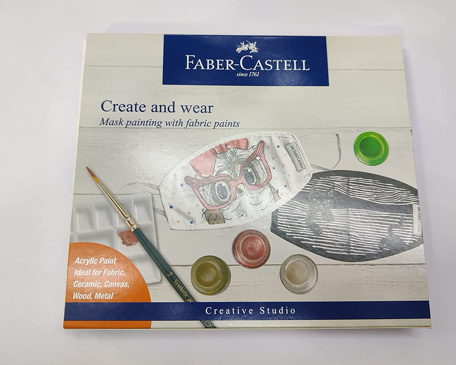 Faber Castell Create Wear Mask Painting Fabric Paints