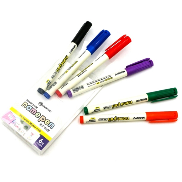 Picture of Mungyo Power Liner Permanent Marker - Set of 6