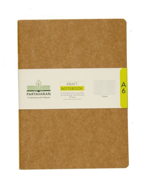 Picture of Scholar Kraft Note Book Ruled A6