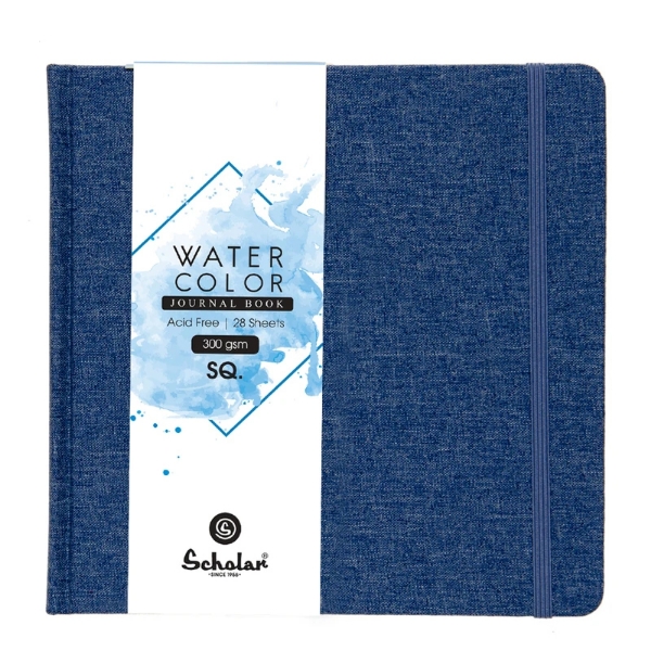 Picture of Scholar Square Watercolour Journal Book 300Gsm 28Sheets