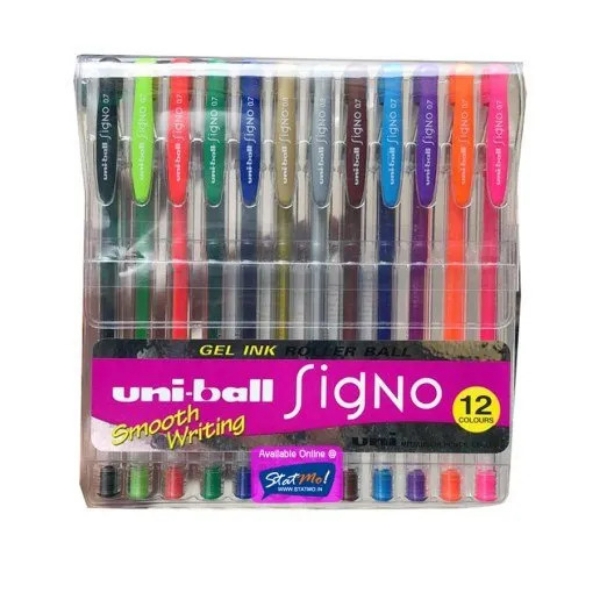Picture of Uniball Signo Gelink Roller Ball Pen Set Of 12