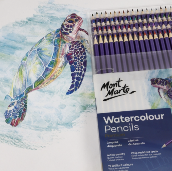 Picture of Mont Marte Premium Pencil Set - Watercolour Pencils 72pc