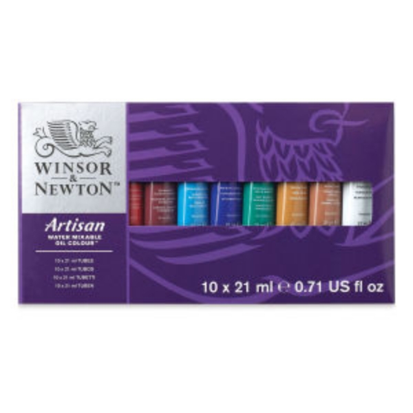 Picture of Winsor & Newton Artisan Water-mixable Oil Colour - Studio Set of 10 (21ml)