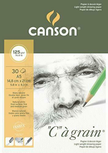 Picture of Canson C a grain Light weight drawing paper A5 30 Sheets