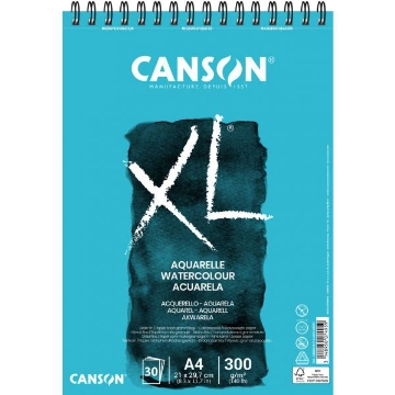 Picture of Canson XL  Auqurelle WC Spiral Album 300 gsm CP A4  29.7 X 42 cm