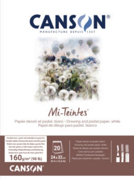 Picture of CANSON My Teintes pad, Black tones 20 Sheets 24 x 32 cms
