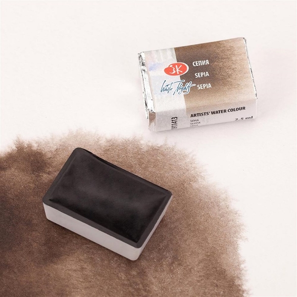 Picture of White Nights Watercolour Pan 2.5ml Sepia
