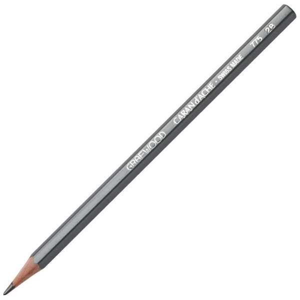 Picture of Caran d'Ache Artist Graphite Pencil Grafwood - 2B