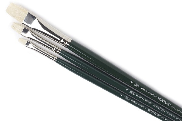 Picture of Winsor & Newton Winton brush Long Handle Set 3pc