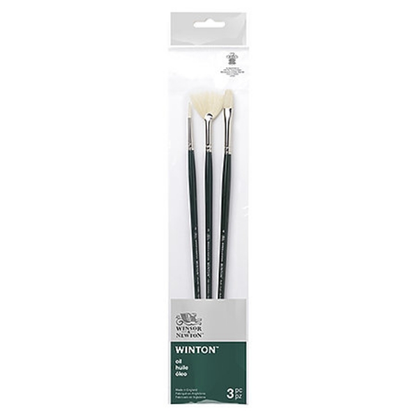 Picture of Winsor & Newton Winton Bristle Brushes Set 3