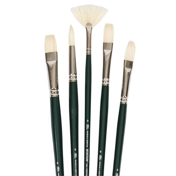 Picture of Winsor & Newton Winton Long Handle Brush (5 Pack)