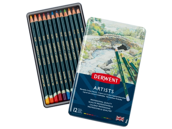 Picture of Derwent Artists Pencil - Tin of 12