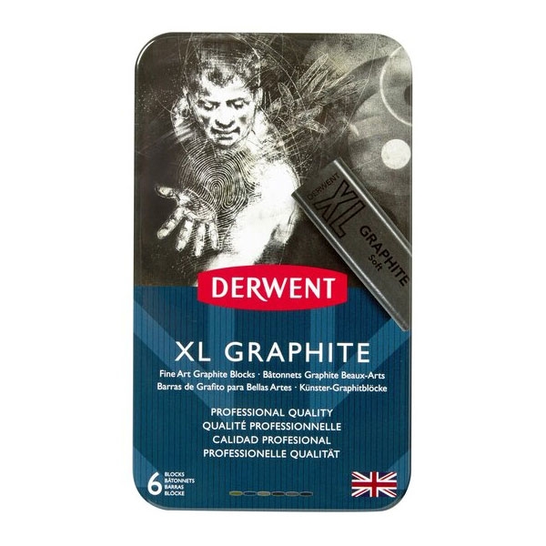 Picture of Derwent XL Graphite - Set of 6 (Tin Pack)