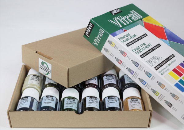 Picture of Pebeo Vitrail Glass Paint Exploration 12 x 20ml