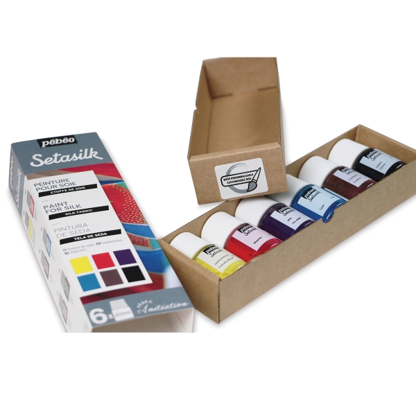 Picture of Pebeo Setasilk Fabric Initiation - Set of 6 (20ml)
