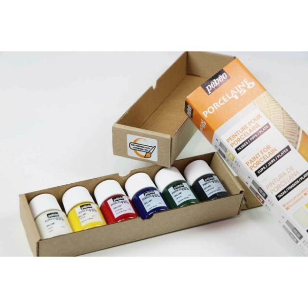 Picture of Pebeo Porcelaine 150 Initiation Set #3 - Set of 6 (20ml)