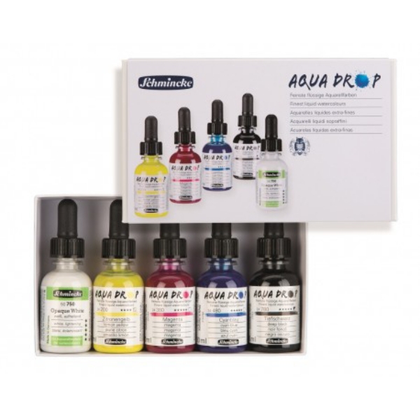 Picture of Schmincke Aqua Drop - Set of 5 (30 ml)