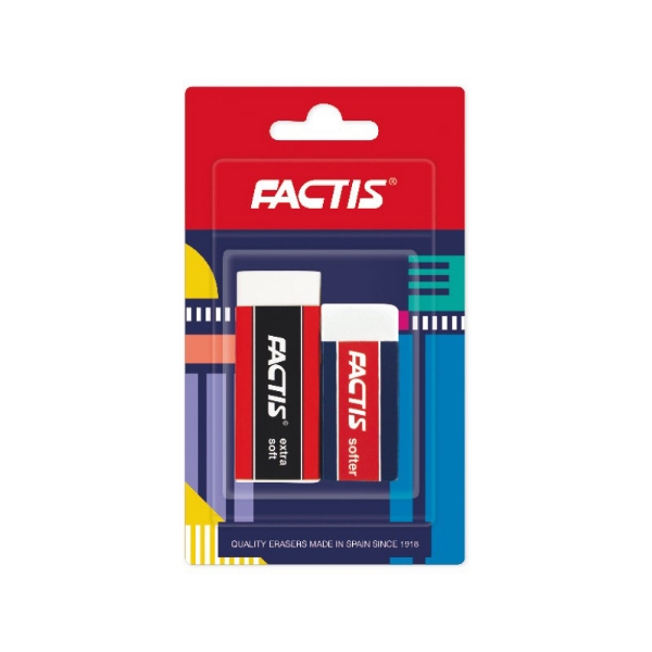 Picture of Factis Extra Soft and Softer Eraser - Set of 2