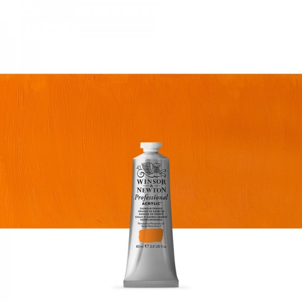 Picture of Winsor & Newton Professional Acrylic Colour 60ml - Cadmium Orange (S-3)