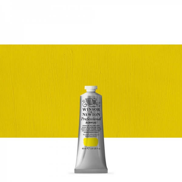 Picture of Winsor & Newton Professional Acrylic Colour 60ml - Cadmium Yellow Light (S-3)