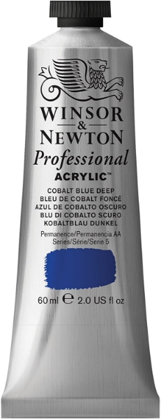 Picture of Winsor & Newton Professional Acrylic Colour 60ml - Cobalt Blue Deep (S-5)