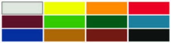Picture of REEVES GOUACHE COLOUR TUBES SET OF 12X10ML