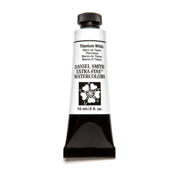 Picture of Daniel Smith Extra Fine Watercolour - Titanium White SR-1 (15ml)