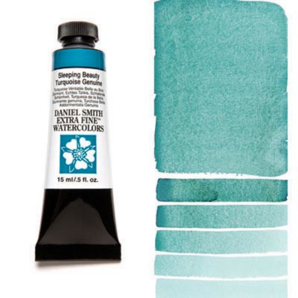 Picture of Daniel Smith Extra Fine Watercolour - Sleeping Beauty Turquoise Genuine (Primatek) SR-5 (15ml)