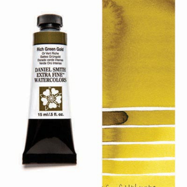 Picture of Daniel Smith Extra Fine Watercolour - Rich Green Gold SR-2 (15ml)