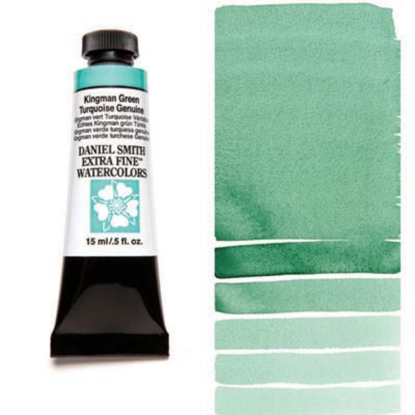 Picture of Daniel Smith Extra Fine Watercolour - Kingman Green Turquoise Genuine (Primatek) SR-5 (15ml)