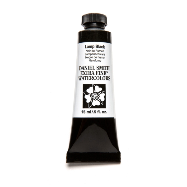 Picture of Daniel Smith Extra Fine Watercolour - Lamp Black SR-1 (15ml)