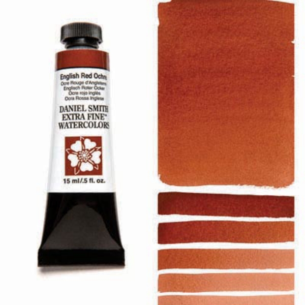 Picture of Daniel Smith Extra Fine Watercolour - English Red Ochre SR-1 (15ml)