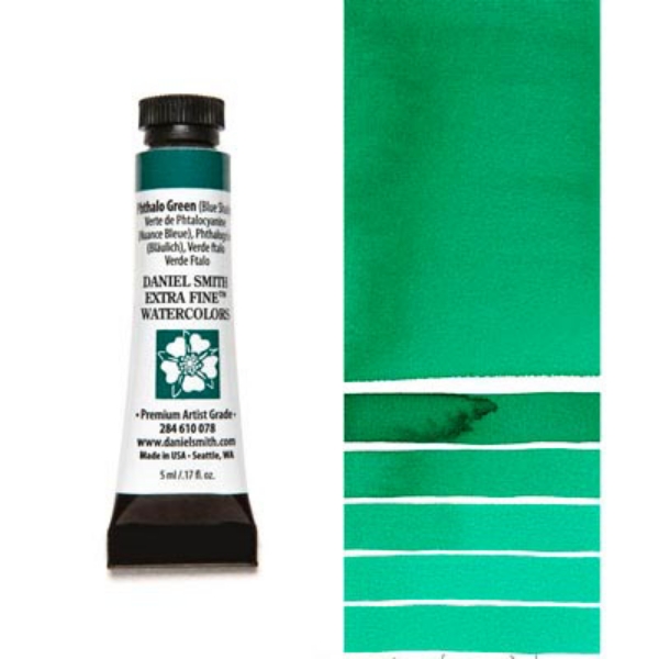 Picture of Daniel Smith Extra Fine Watercolour - Phthalo Green (Blue Shade) SR-1 (15ml)