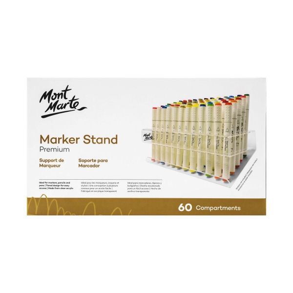 Picture of Mont Marte Marker Stand Premium - 60 Compartments