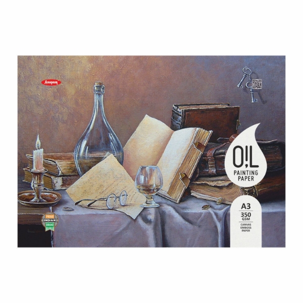 Picture of Anupam Oil Painting Paper Pad A3 - 10 Sheets (350GSM)