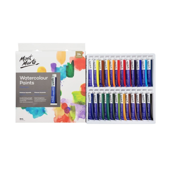 Picture of Mont Marte Premium Watercolour Paints - Set of 24 (8ml)