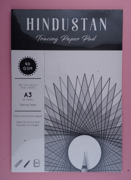 Picture of Hindustan Tracing Paper Pad 90Gsm  A3 (50 Sheets)