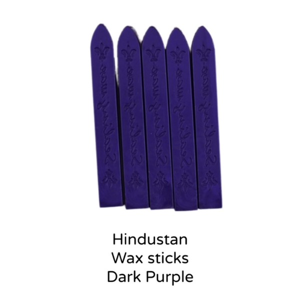 Picture of HTC Square Wax Stick Set Of 5 - Dark Purple