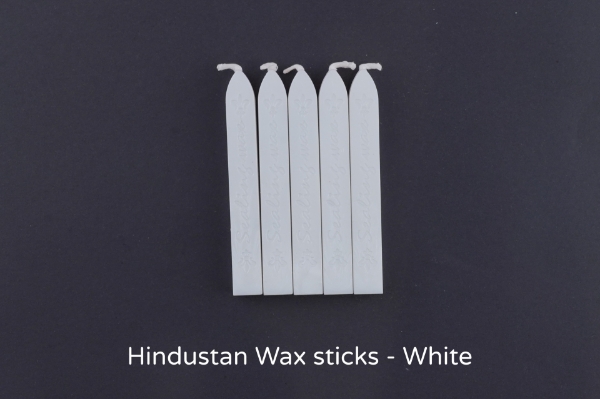 Picture of HTC Square Wax Stick Set Of 5 - White