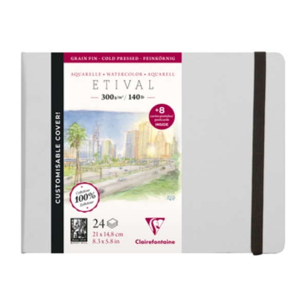 Picture of Claire Fontaine etival 100% Cellulose sewn watercolor journal
