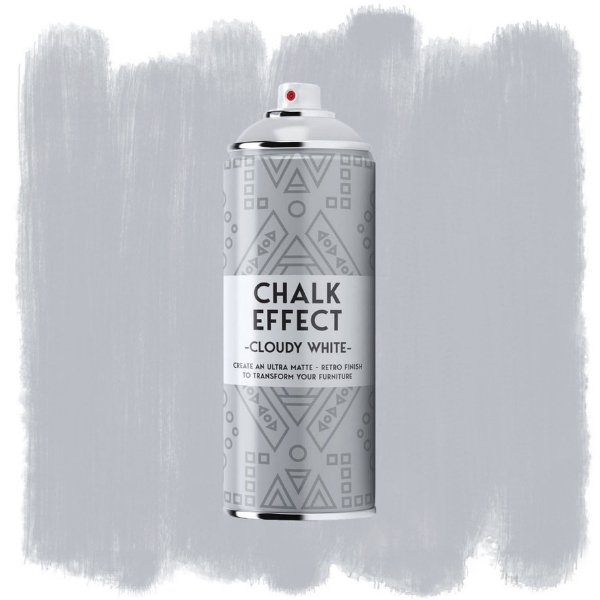 Chalk Effect Spray Paint 400ml Cloudy White